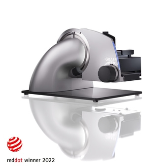 Graef Allesschneider, silberfarben, Red Dot Award 2022, Küchengerät, Design, modern