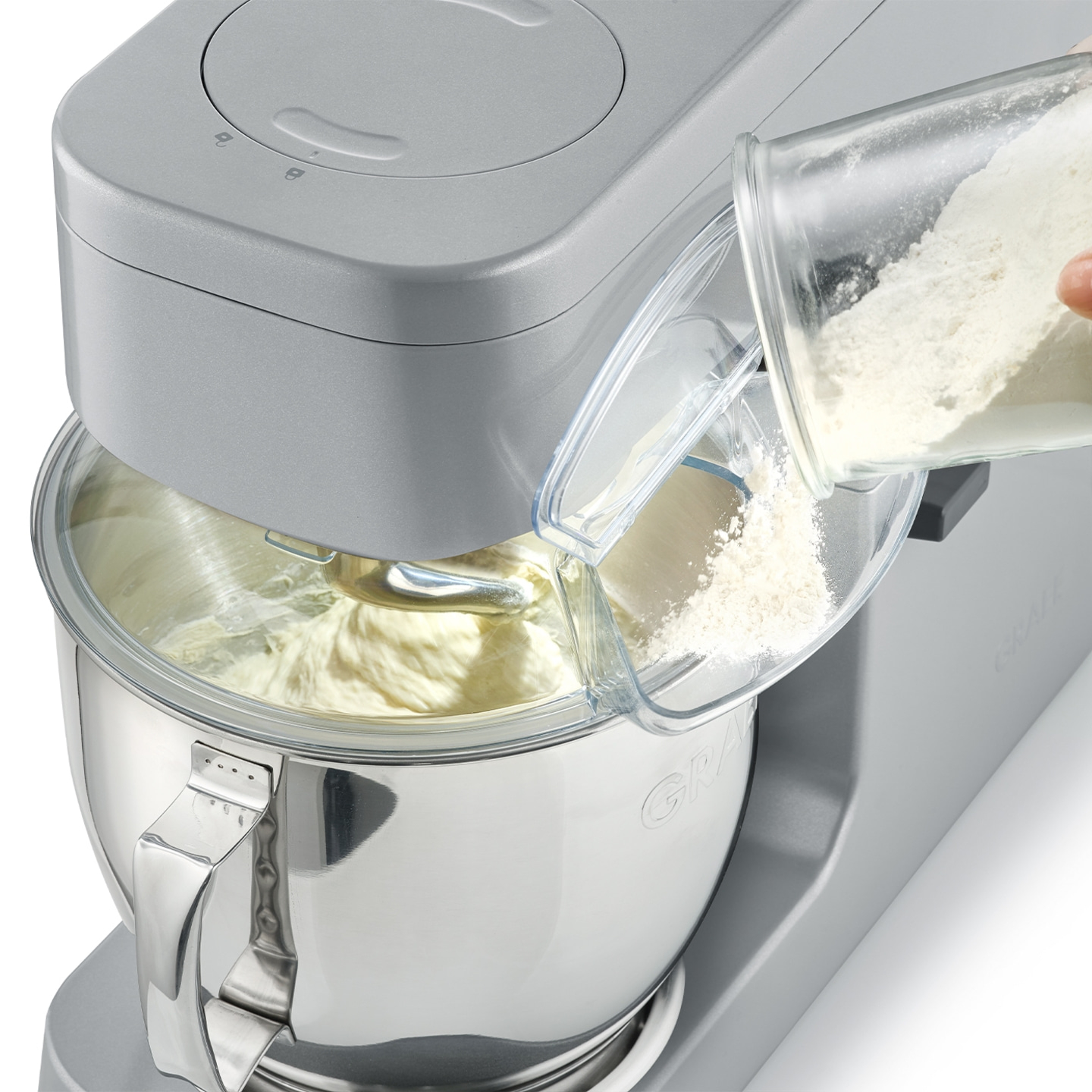 Stand mixer MYestro, Silver More power. More quantity. More GRAEF.
