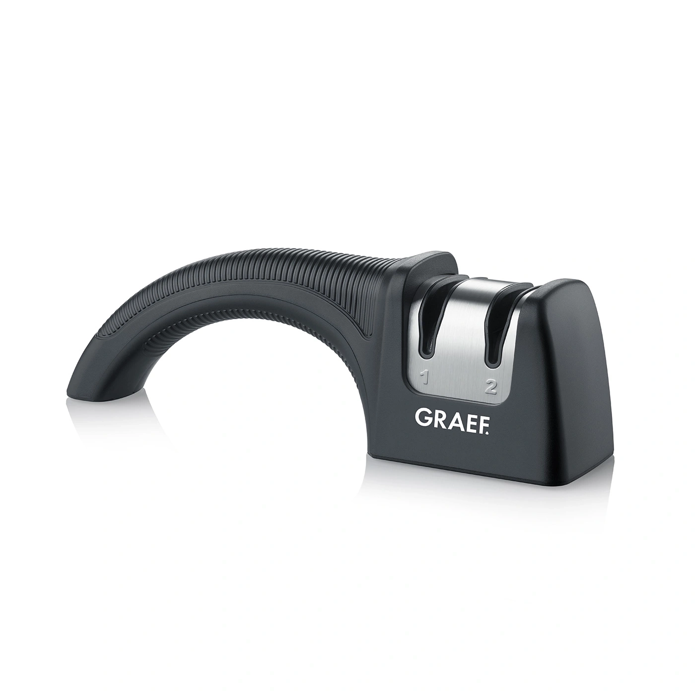Graef Messerschärfer mit zwei Schleifstufen und ergonomischem Griff