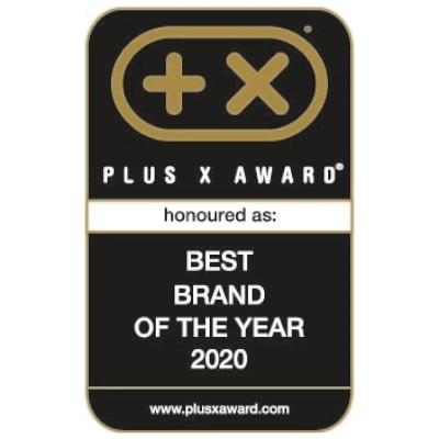 Plus X Award, honored as Best Brand of the Year 2020, website.
