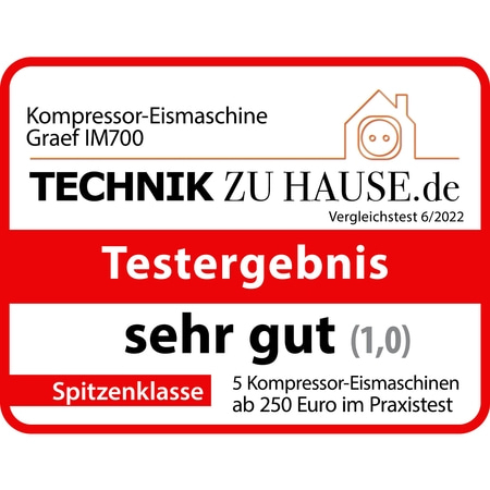 Eismaschine Test Ergebnis: sehr gut (1,0) von Technik zu Hause