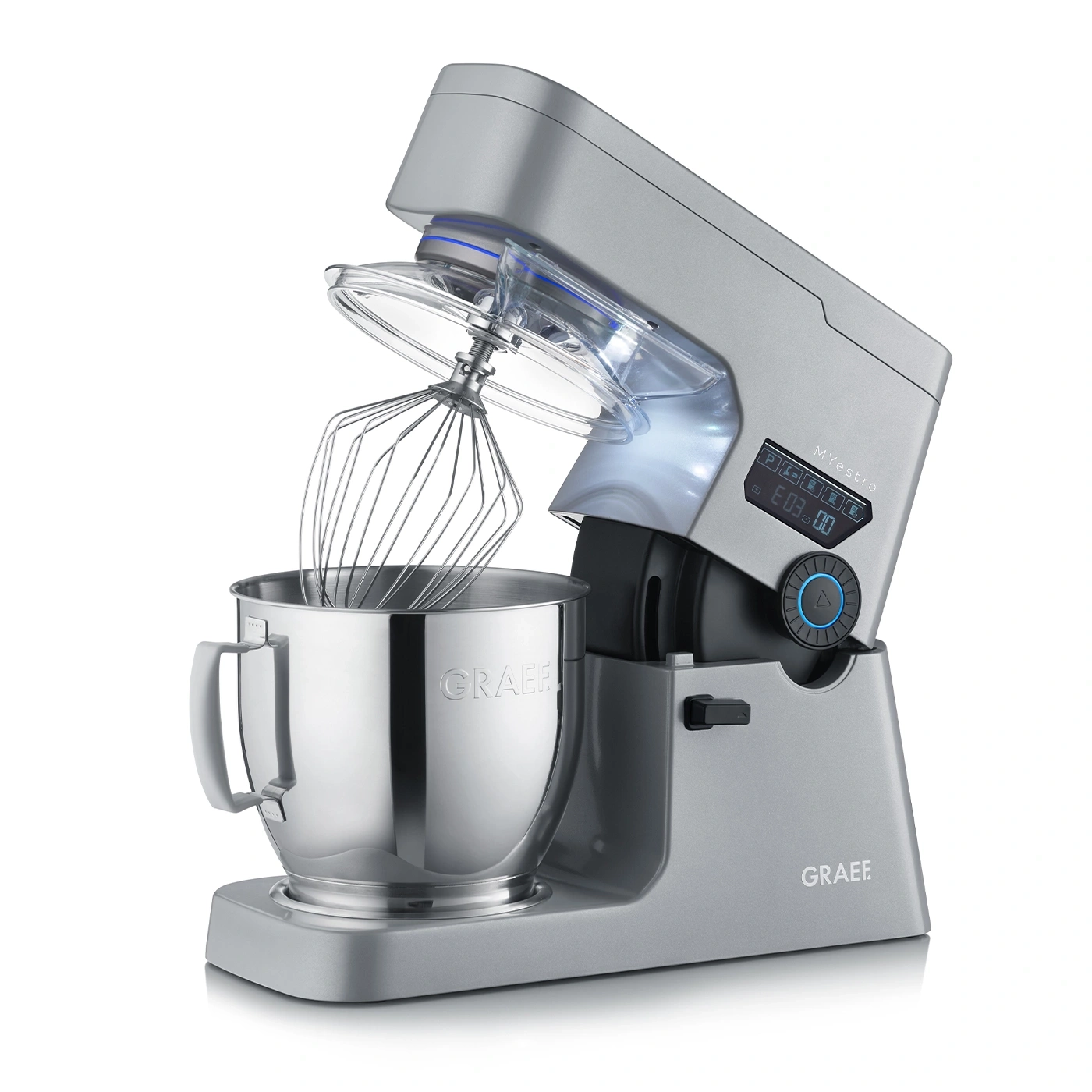 Küchenmaschine MYestro, silber Mehr Power. Mehr Menge. Mehr GRAEF.