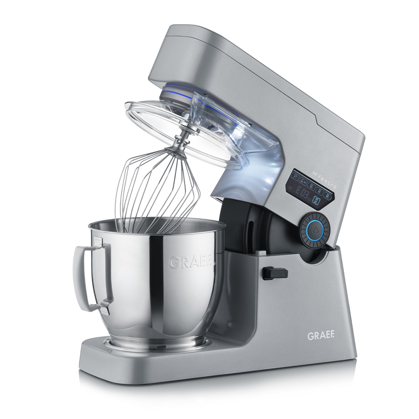 Stand mixer MYestro, Silver More power. More quantity. More GRAEF.