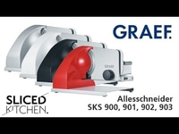 Graef Allesschneider SKS 900, 901, 902, 903. Küchenmaschine, Sliced Kitchen.