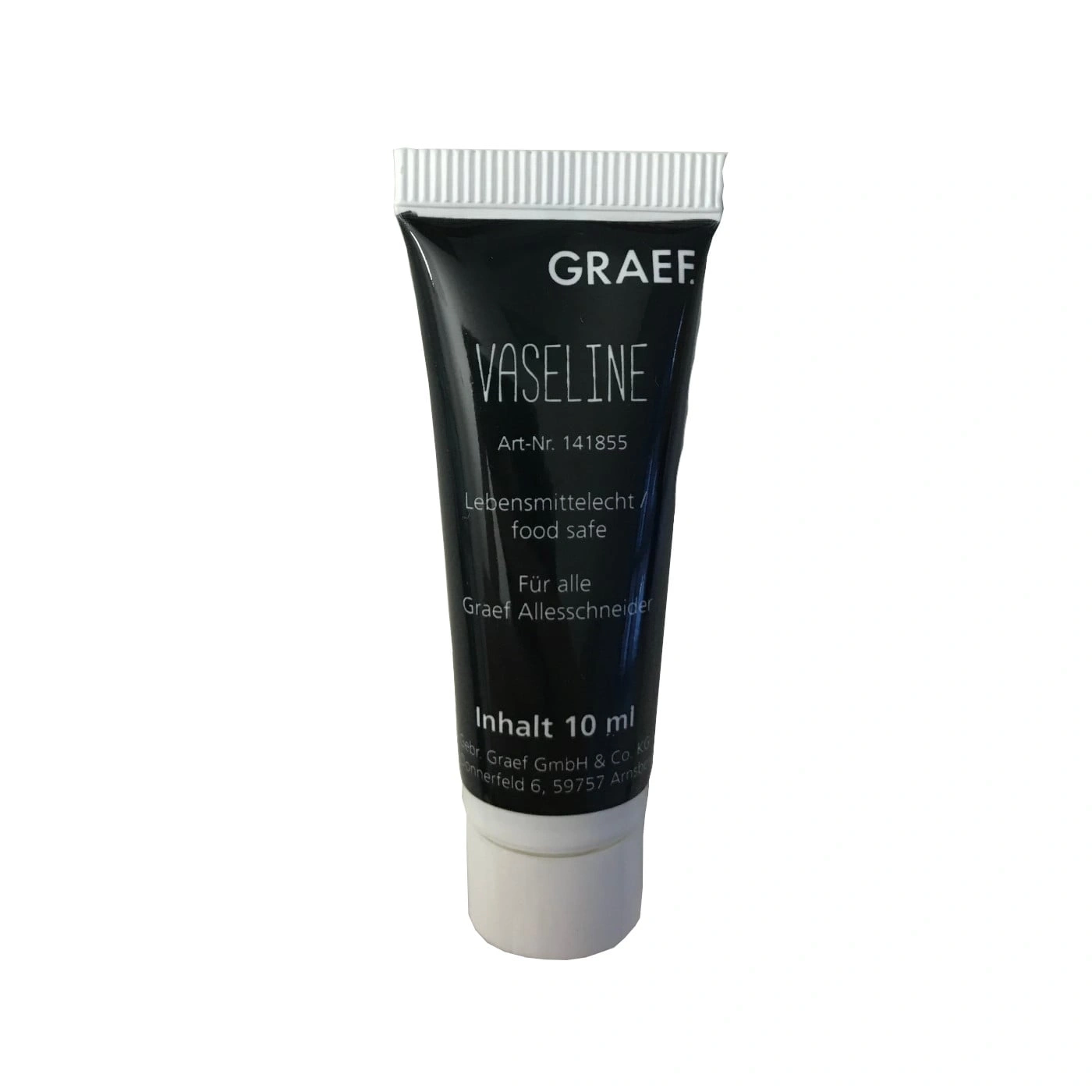 Vaseline Tube von Graef, 10 ml, Lebensmittelqualität, für Allesschneider
