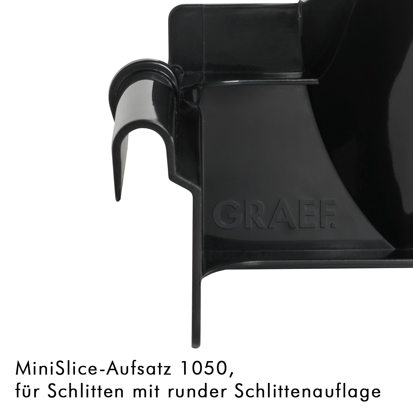 MiniSlice-Aufsatz 1050, runde Schlittenauflage Hauchzartes Tuning für deinen Allesschneider
