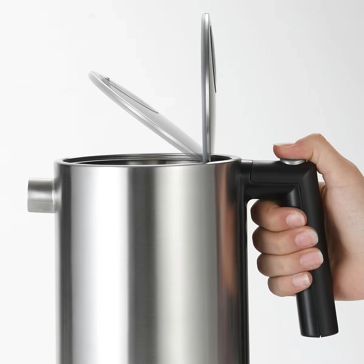 Edelstahl Wasserkocher WK900 1,2 Liter, mit Temperatureinstellung