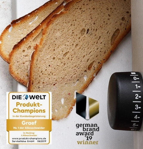 Pain, trancheuse à pain, récompenses, Graef, Champions de produits, German Brand Award, 19, gagnant