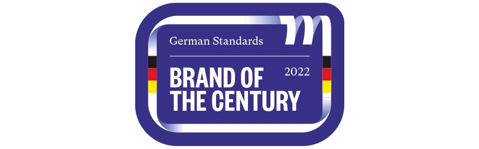 Brand of the Century 2022 award from German Standards.