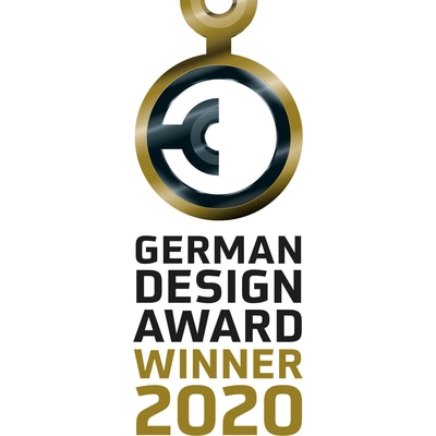 German Design Award 2020 Gewinner Auszeichnung Logo Gold Schwarz