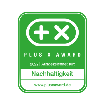 Plus X Award 2022 Nachhaltigkeit Auszeichnung