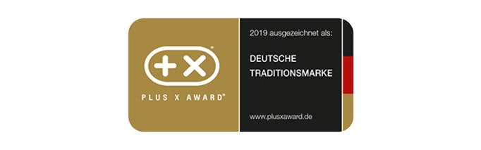 Plus X Award 2019 Deutsche Traditionsmarke récompense
